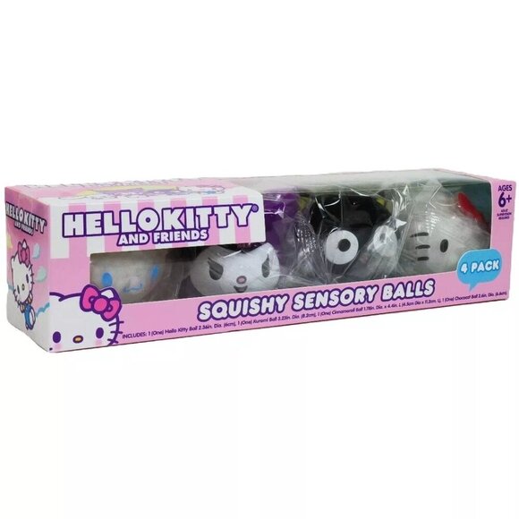 Hello Kitty Other - 2 for $25‎ - Sanrio Hello Kitty and Friends Stress & Sensory Balls - 4 Pack